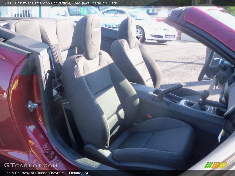 Red Jewel Metallic / Black 2011 Chevrolet Camaro SS Convertible