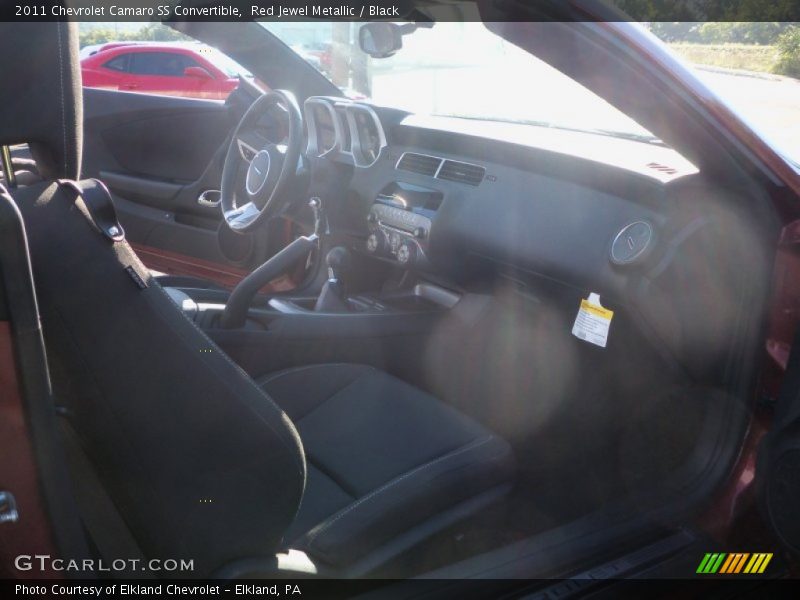 Red Jewel Metallic / Black 2011 Chevrolet Camaro SS Convertible