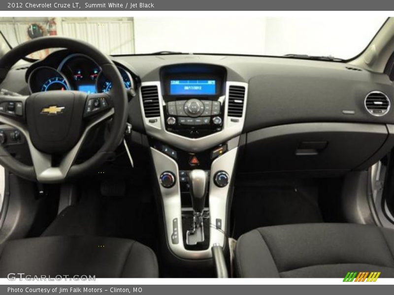 Summit White / Jet Black 2012 Chevrolet Cruze LT