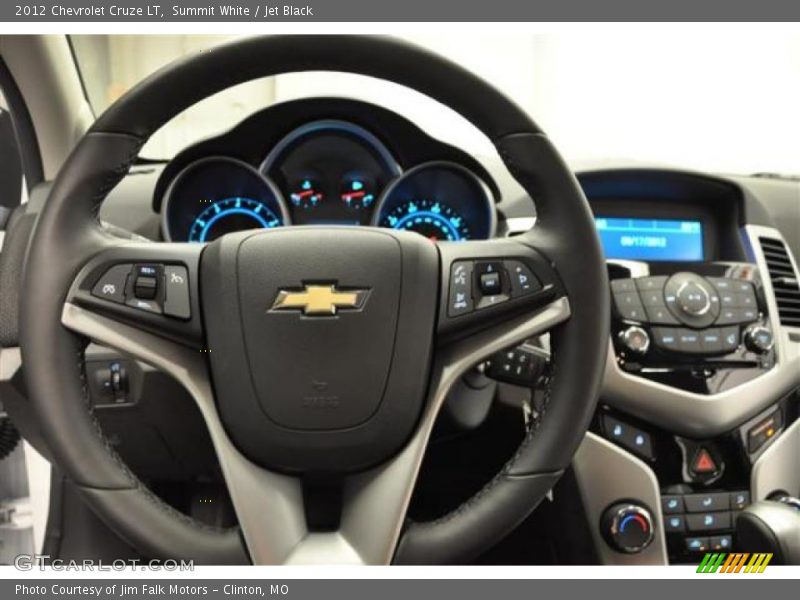 Summit White / Jet Black 2012 Chevrolet Cruze LT