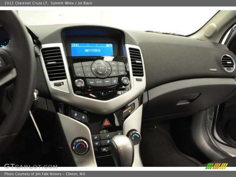 Summit White / Jet Black 2012 Chevrolet Cruze LT
