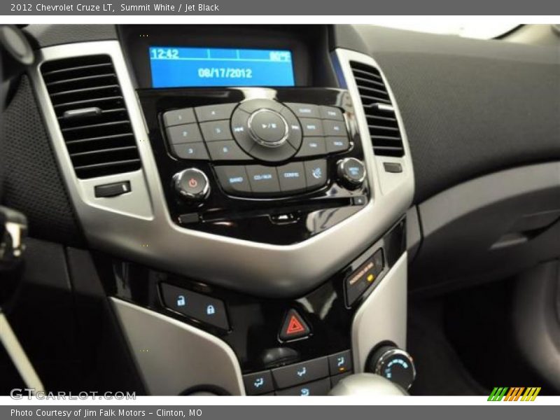 Summit White / Jet Black 2012 Chevrolet Cruze LT