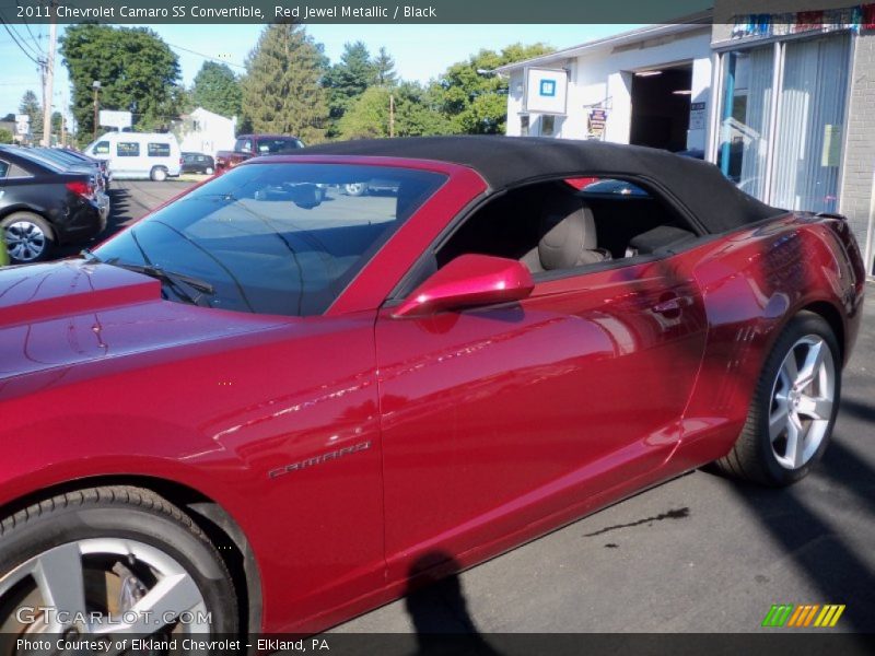 Red Jewel Metallic / Black 2011 Chevrolet Camaro SS Convertible