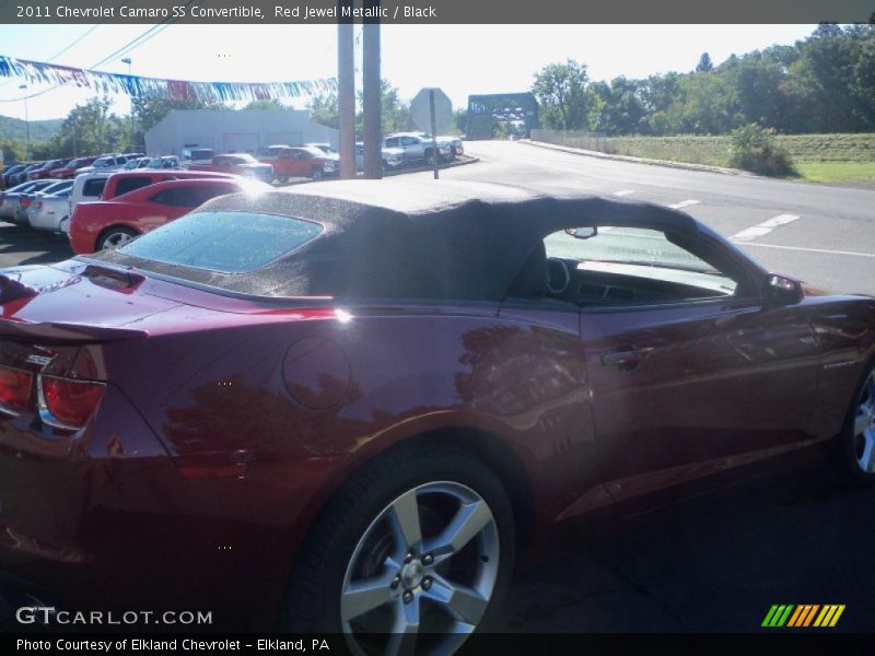 Red Jewel Metallic / Black 2011 Chevrolet Camaro SS Convertible