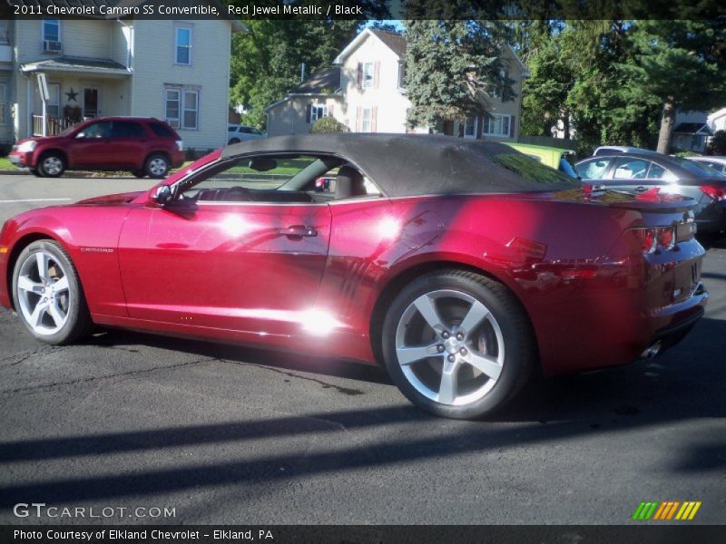 Red Jewel Metallic / Black 2011 Chevrolet Camaro SS Convertible