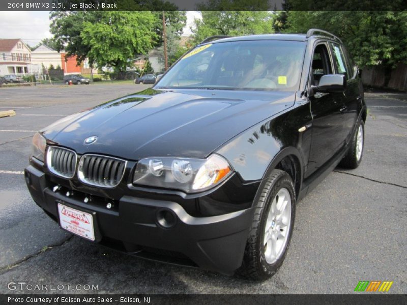 Jet Black / Black 2004 BMW X3 2.5i