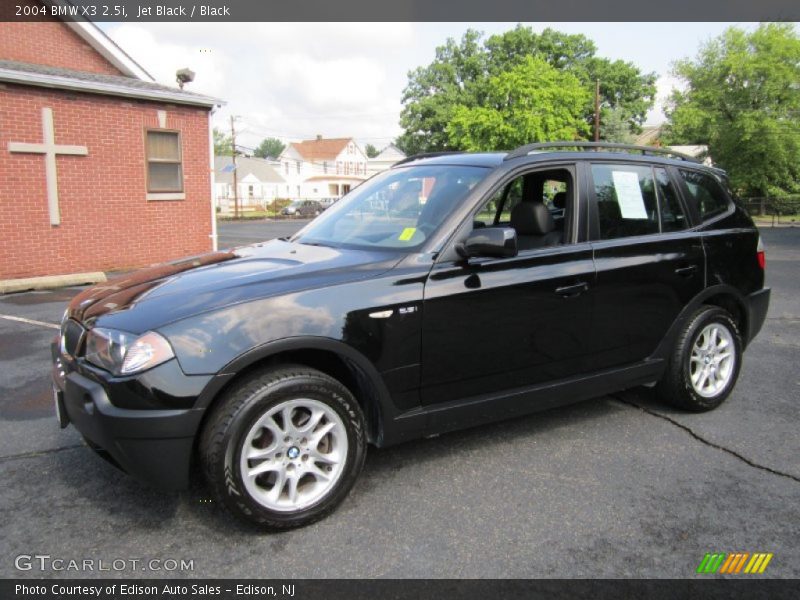 Jet Black / Black 2004 BMW X3 2.5i