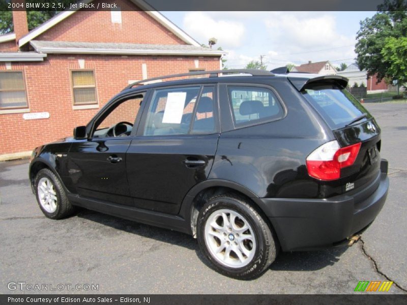 Jet Black / Black 2004 BMW X3 2.5i