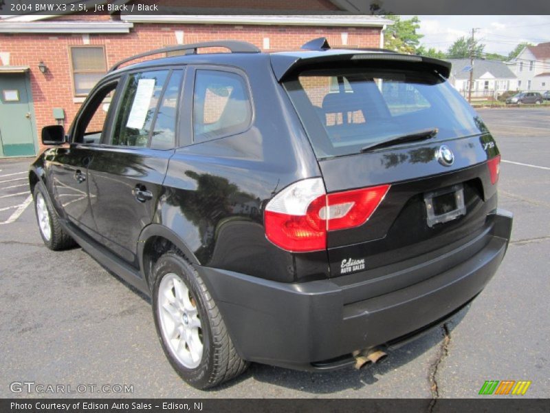 Jet Black / Black 2004 BMW X3 2.5i