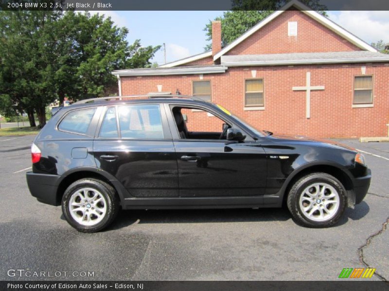 Jet Black / Black 2004 BMW X3 2.5i