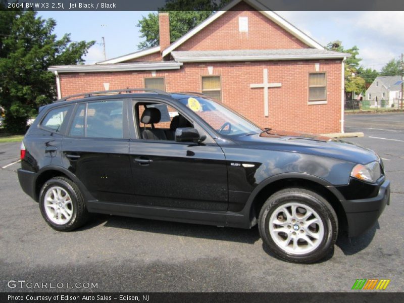 Jet Black / Black 2004 BMW X3 2.5i