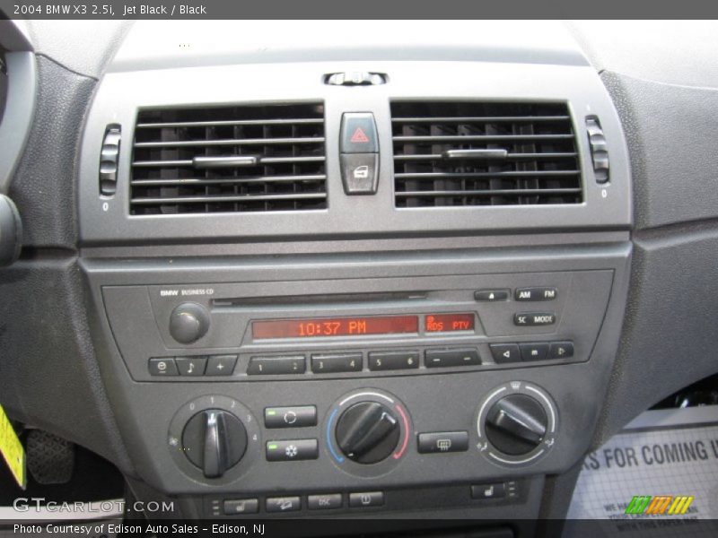 Jet Black / Black 2004 BMW X3 2.5i