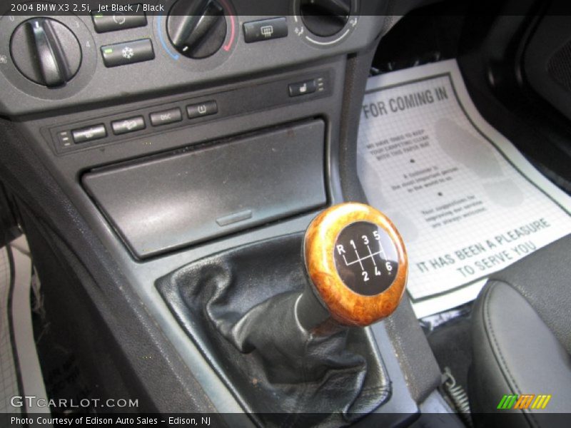 Jet Black / Black 2004 BMW X3 2.5i