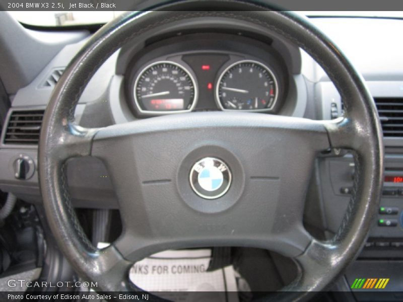Jet Black / Black 2004 BMW X3 2.5i