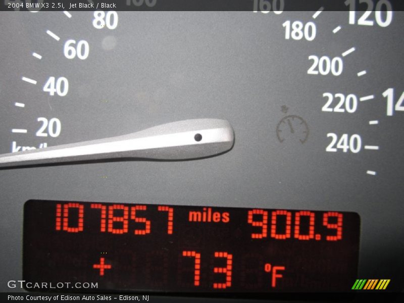 Jet Black / Black 2004 BMW X3 2.5i