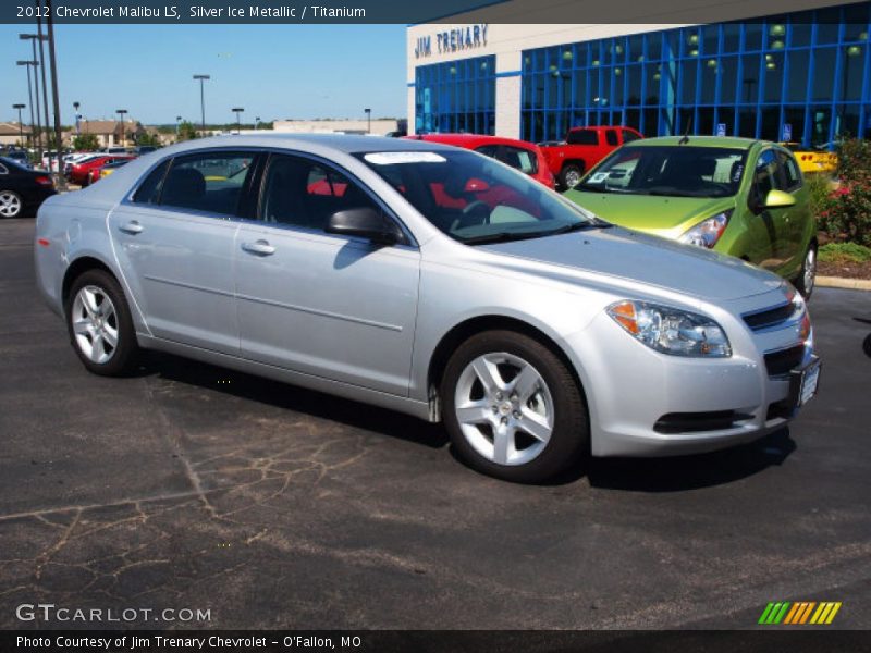 Silver Ice Metallic / Titanium 2012 Chevrolet Malibu LS