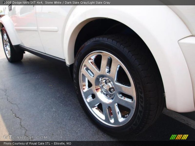 Stone White / Dark Slate Gray/Light Slate Gray 2008 Dodge Nitro SXT 4x4