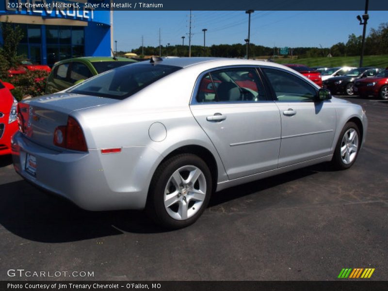 Silver Ice Metallic / Titanium 2012 Chevrolet Malibu LS