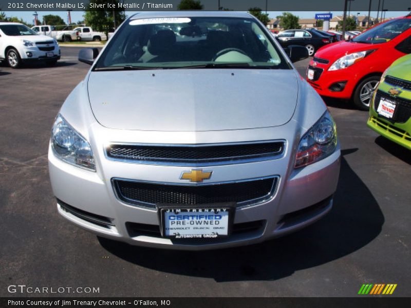 Silver Ice Metallic / Titanium 2012 Chevrolet Malibu LS