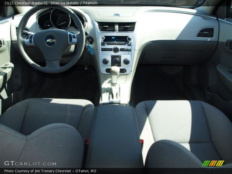 Silver Ice Metallic / Titanium 2012 Chevrolet Malibu LS