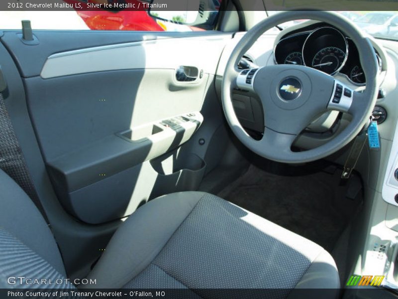 Silver Ice Metallic / Titanium 2012 Chevrolet Malibu LS