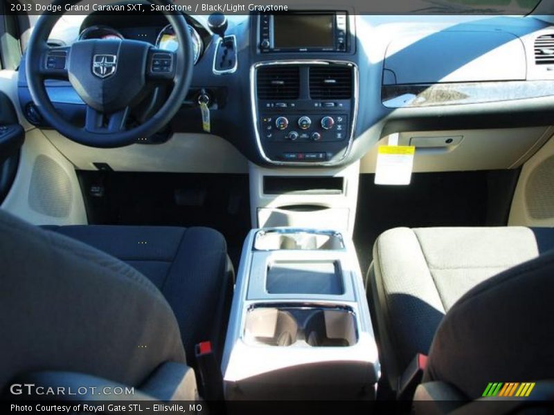 Sandstone / Black/Light Graystone 2013 Dodge Grand Caravan SXT