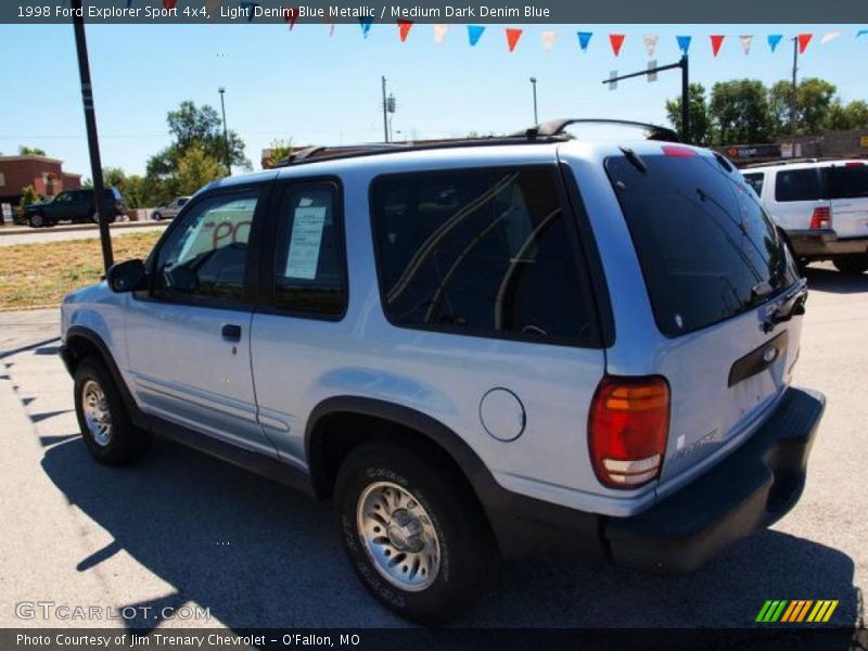 Light Denim Blue Metallic / Medium Dark Denim Blue 1998 Ford Explorer Sport 4x4