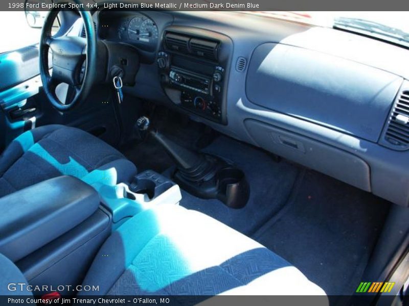 Light Denim Blue Metallic / Medium Dark Denim Blue 1998 Ford Explorer Sport 4x4