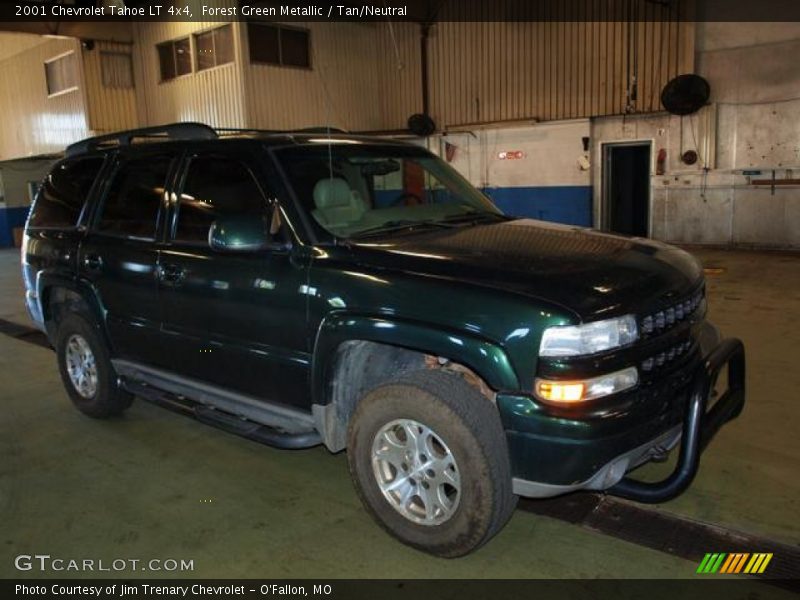 Forest Green Metallic / Tan/Neutral 2001 Chevrolet Tahoe LT 4x4