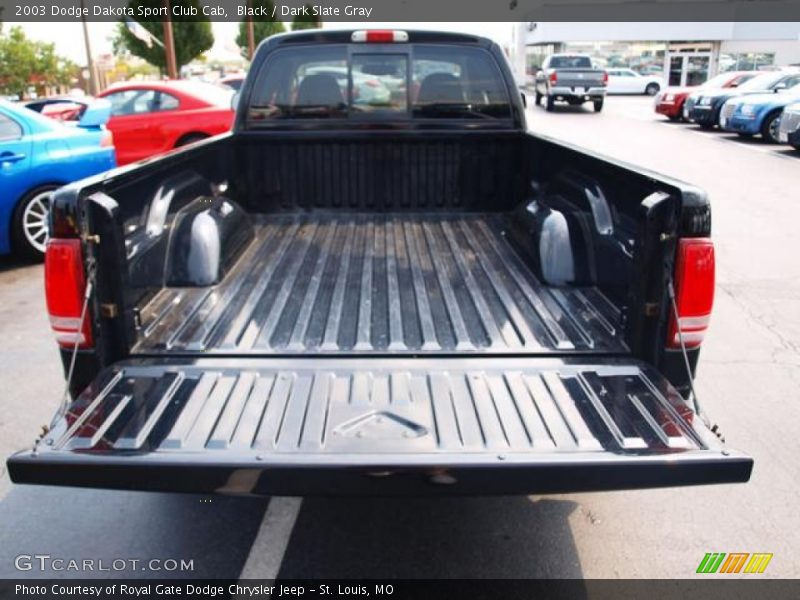 Black / Dark Slate Gray 2003 Dodge Dakota Sport Club Cab