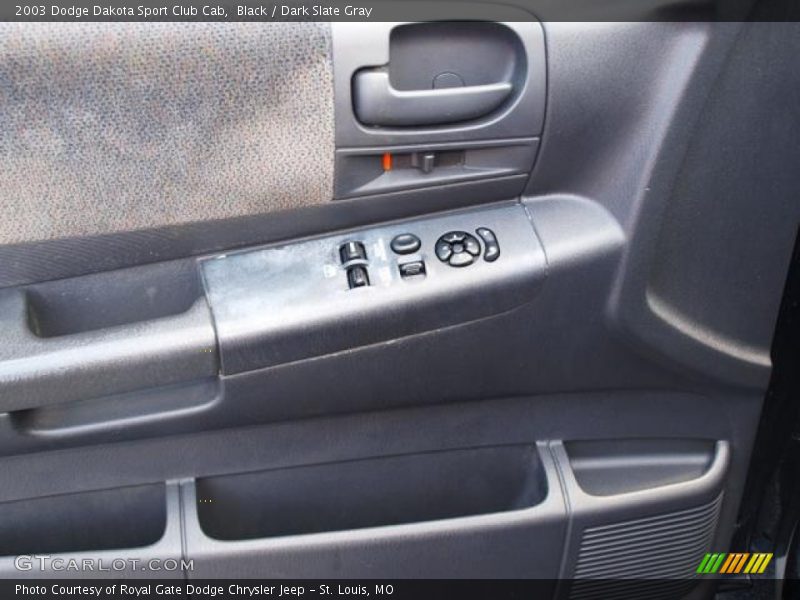 Black / Dark Slate Gray 2003 Dodge Dakota Sport Club Cab