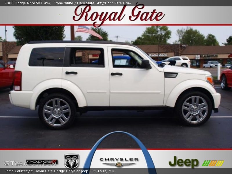 Stone White / Dark Slate Gray/Light Slate Gray 2008 Dodge Nitro SXT 4x4
