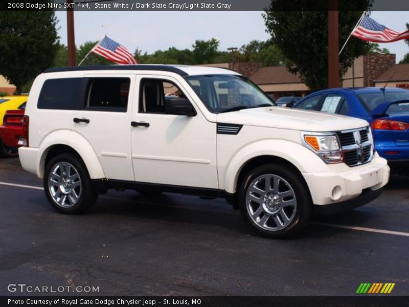 Stone White / Dark Slate Gray/Light Slate Gray 2008 Dodge Nitro SXT 4x4