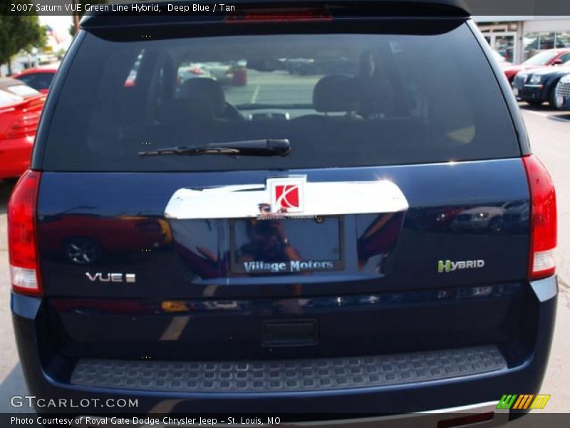 Deep Blue / Tan 2007 Saturn VUE Green Line Hybrid