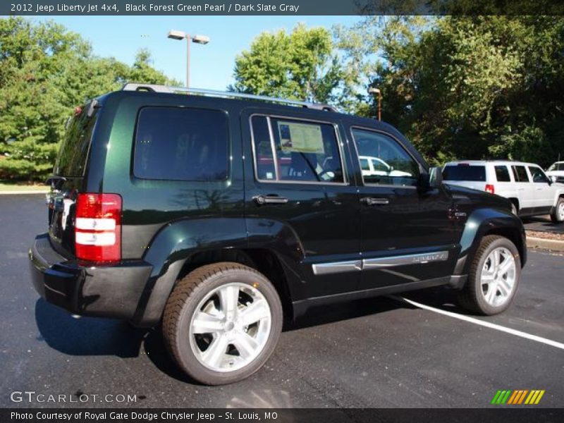 Black Forest Green Pearl / Dark Slate Gray 2012 Jeep Liberty Jet 4x4
