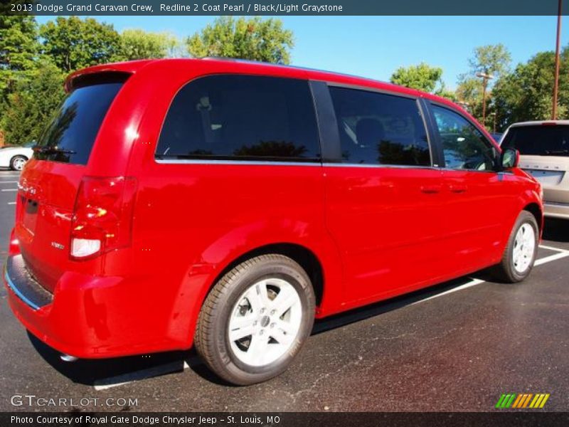 Redline 2 Coat Pearl / Black/Light Graystone 2013 Dodge Grand Caravan Crew