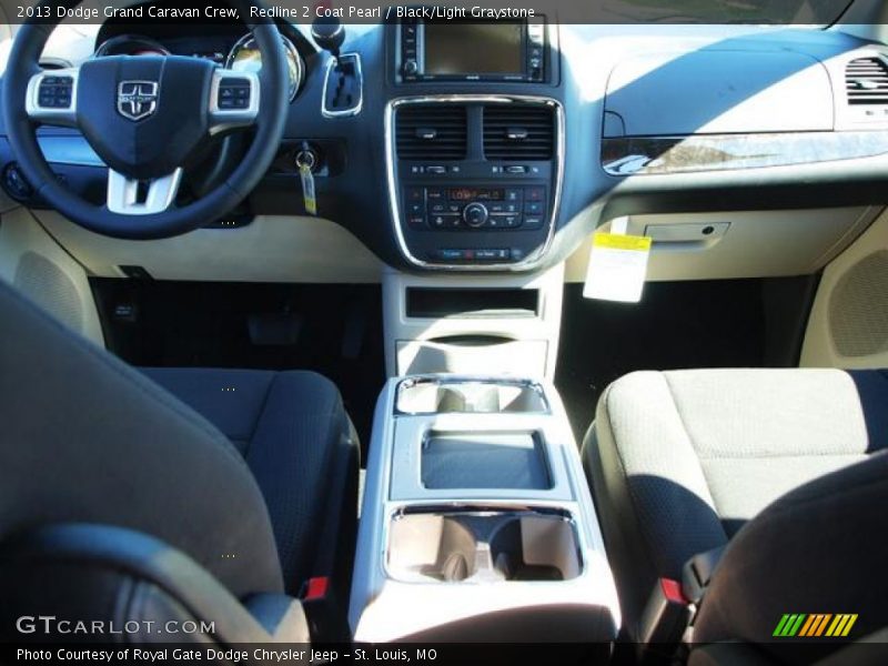 Redline 2 Coat Pearl / Black/Light Graystone 2013 Dodge Grand Caravan Crew