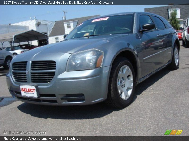 Silver Steel Metallic / Dark Slate Gray/Light Graystone 2007 Dodge Magnum SE