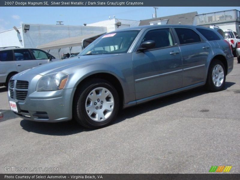 Silver Steel Metallic / Dark Slate Gray/Light Graystone 2007 Dodge Magnum SE