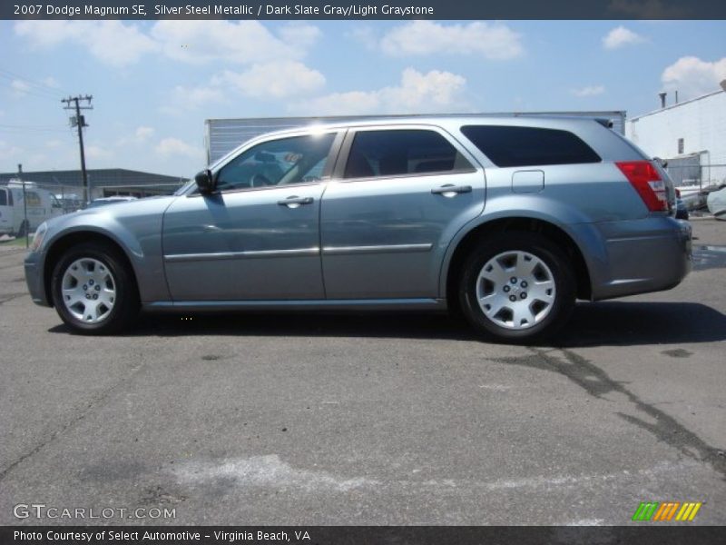 Silver Steel Metallic / Dark Slate Gray/Light Graystone 2007 Dodge Magnum SE