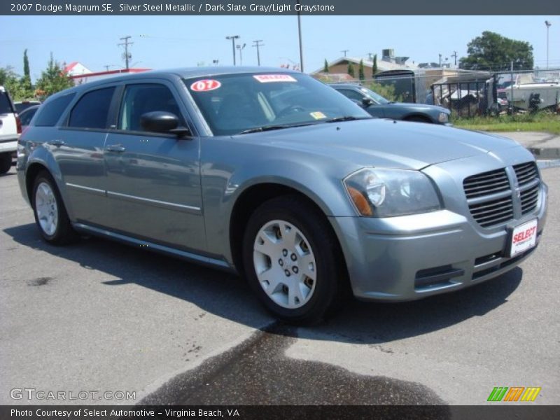 Silver Steel Metallic / Dark Slate Gray/Light Graystone 2007 Dodge Magnum SE