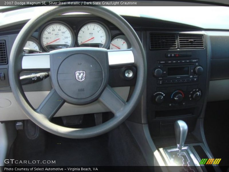 Silver Steel Metallic / Dark Slate Gray/Light Graystone 2007 Dodge Magnum SE