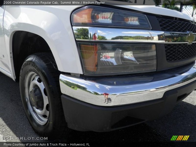 Summit White / Medium Pewter 2006 Chevrolet Colorado Regular Cab