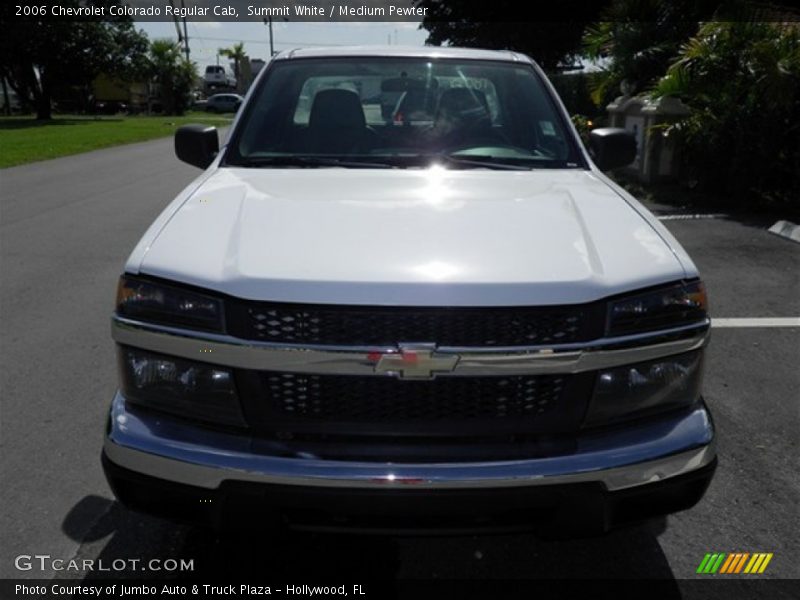 Summit White / Medium Pewter 2006 Chevrolet Colorado Regular Cab