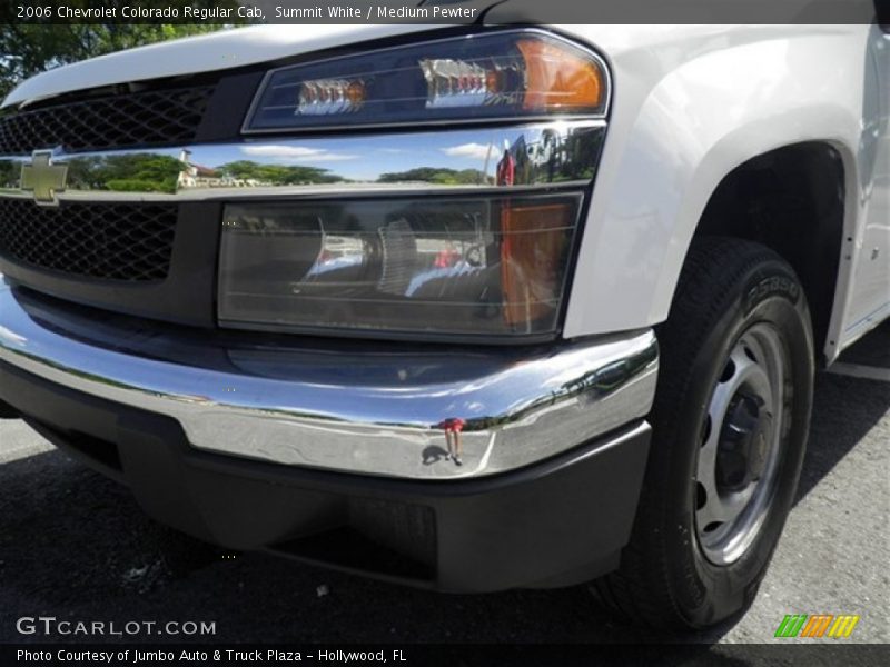 Summit White / Medium Pewter 2006 Chevrolet Colorado Regular Cab