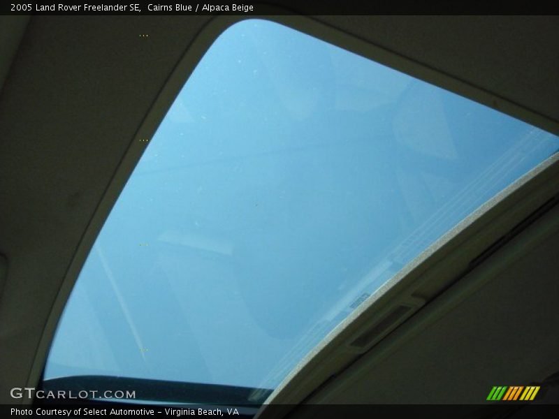 Sunroof of 2005 Freelander SE