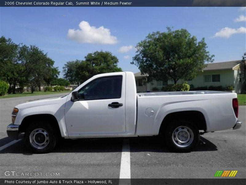 Summit White / Medium Pewter 2006 Chevrolet Colorado Regular Cab