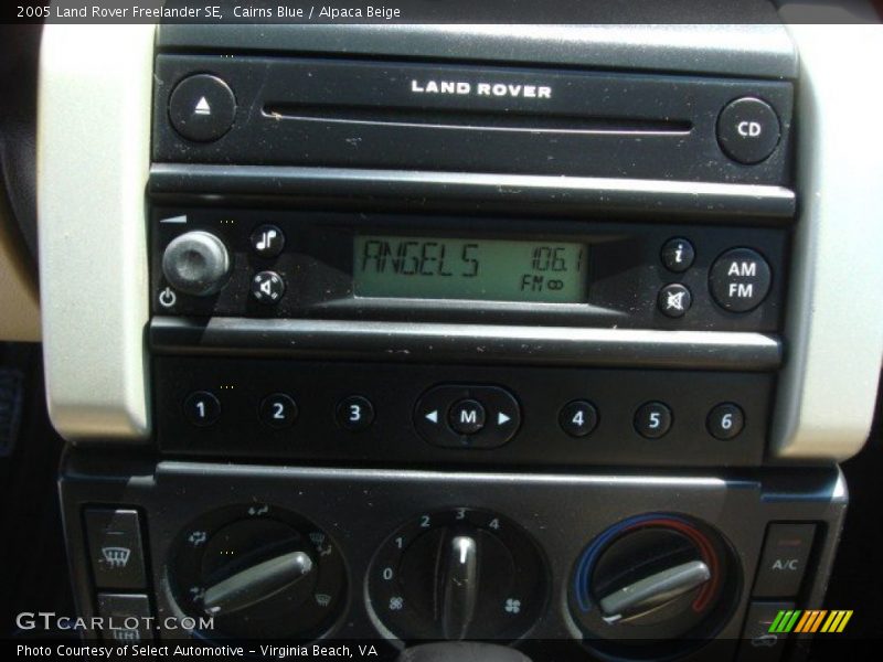 Controls of 2005 Freelander SE