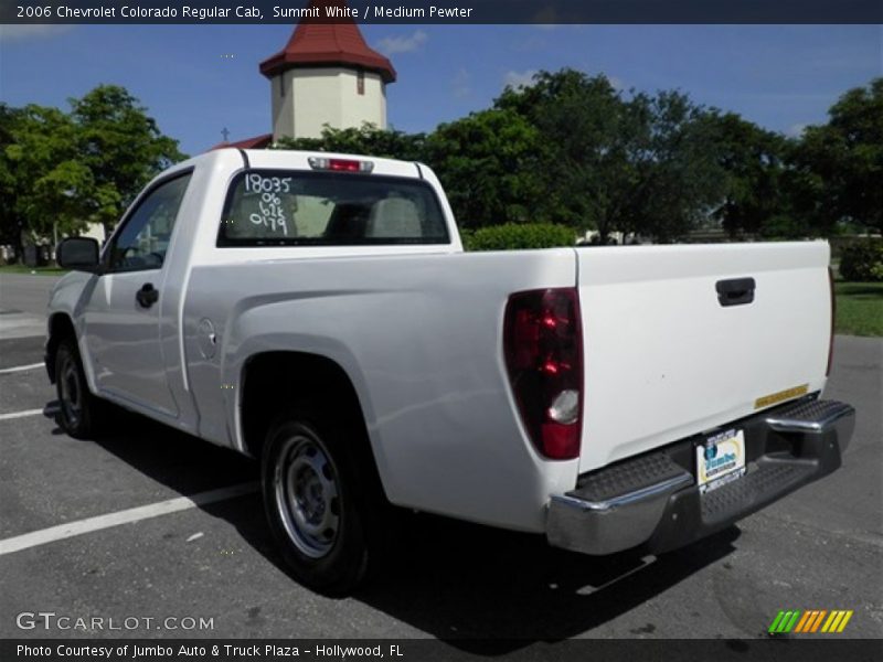Summit White / Medium Pewter 2006 Chevrolet Colorado Regular Cab