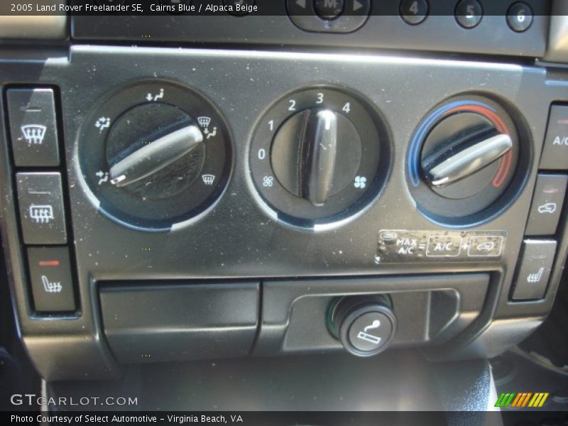 Controls of 2005 Freelander SE